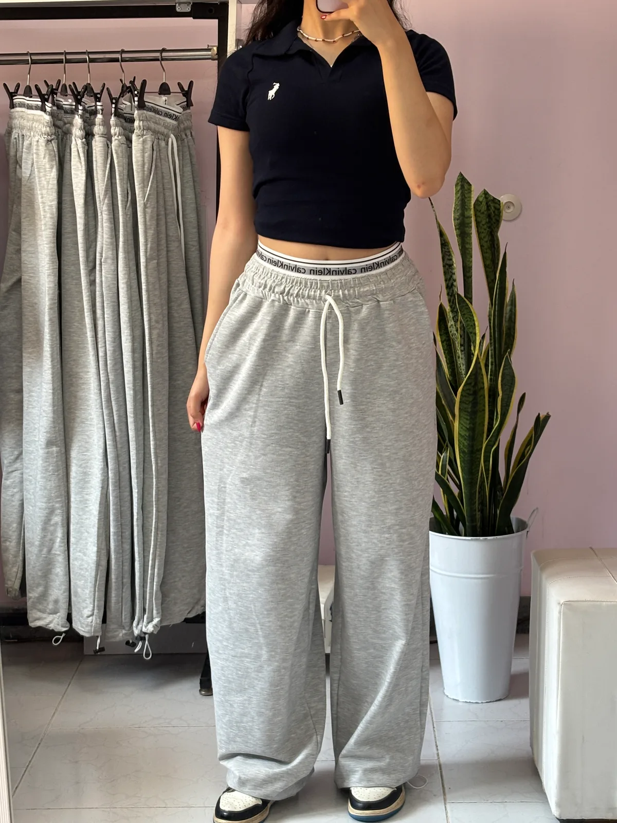 جاگر calvin klein – طوسی ملانژ